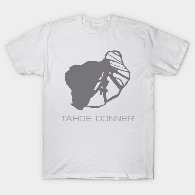 Tahoe Donner Resort 3D T-Shirt by Mapsynergy